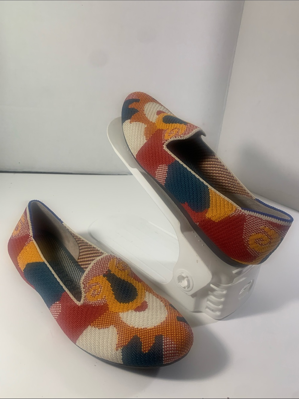 Rothy’s Retired Moroccan Amber Slip-On Women's Knit Flats in Multi-Color